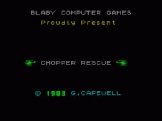 Chopper Rescue (1983)(Blaby Computer Games) Rom